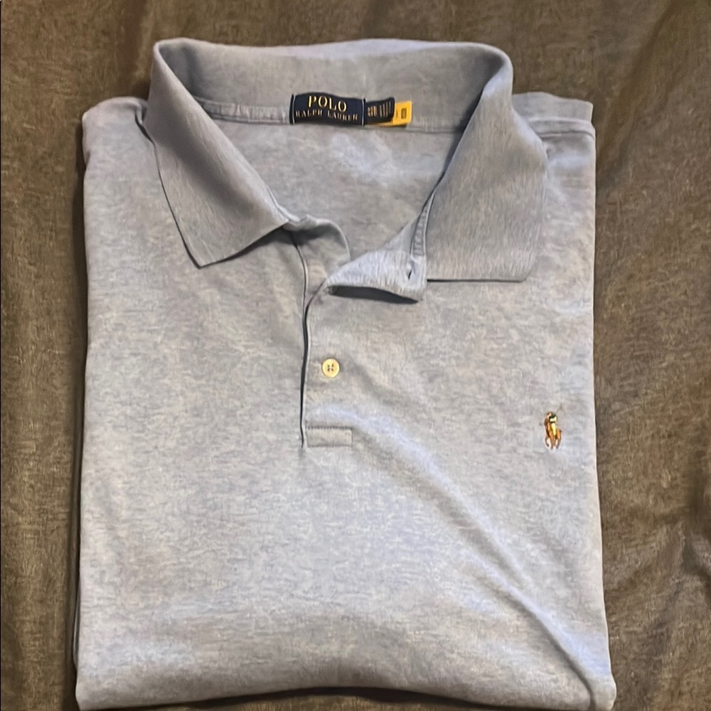 Polo by Ralph Lauren Men's Light Blue Shirt